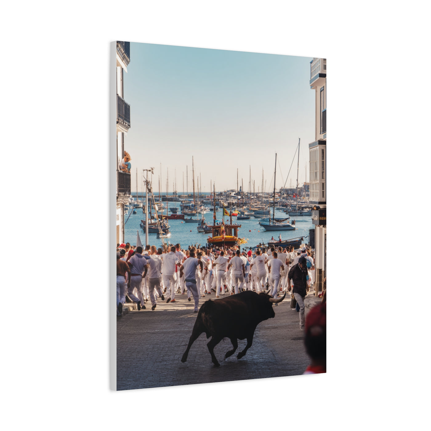 Bous a la Mar Coastal Bull Festival Wall Art & Canvas Print