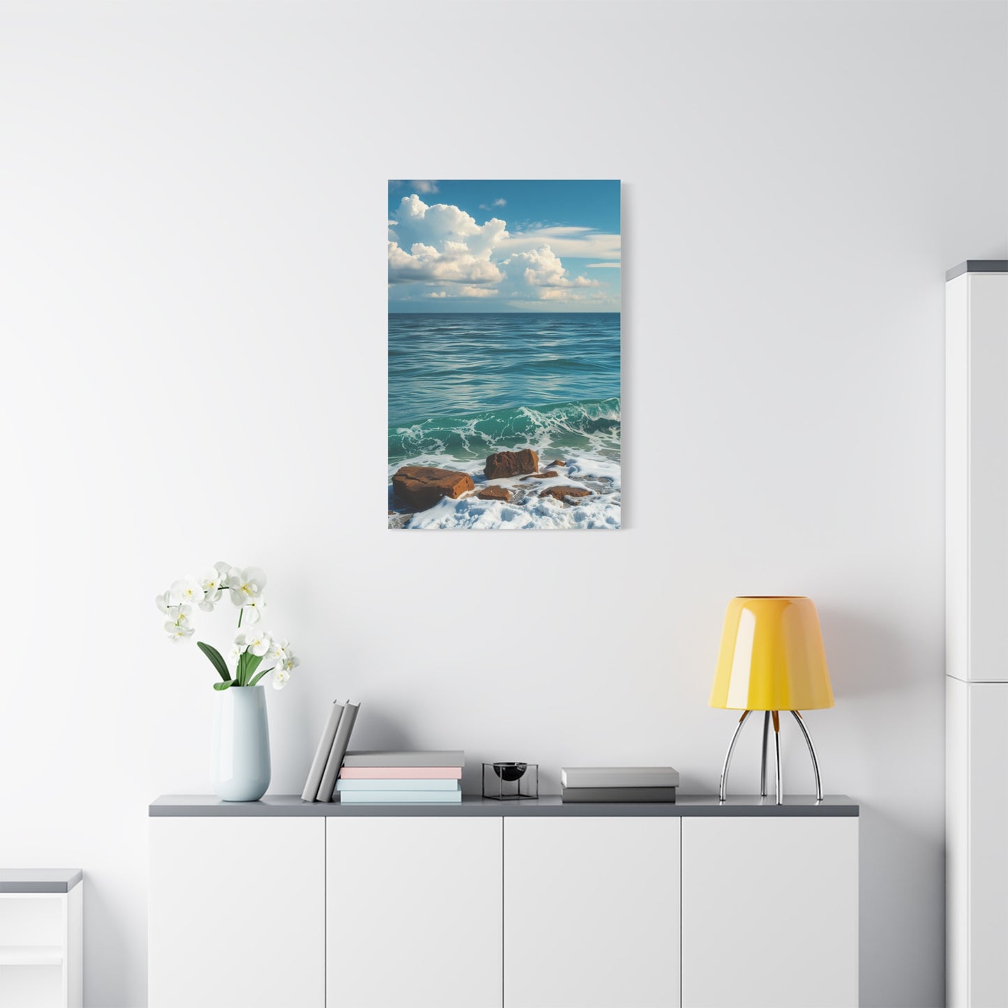 Azure Horizon Elegance Wall Art & Canvas Print