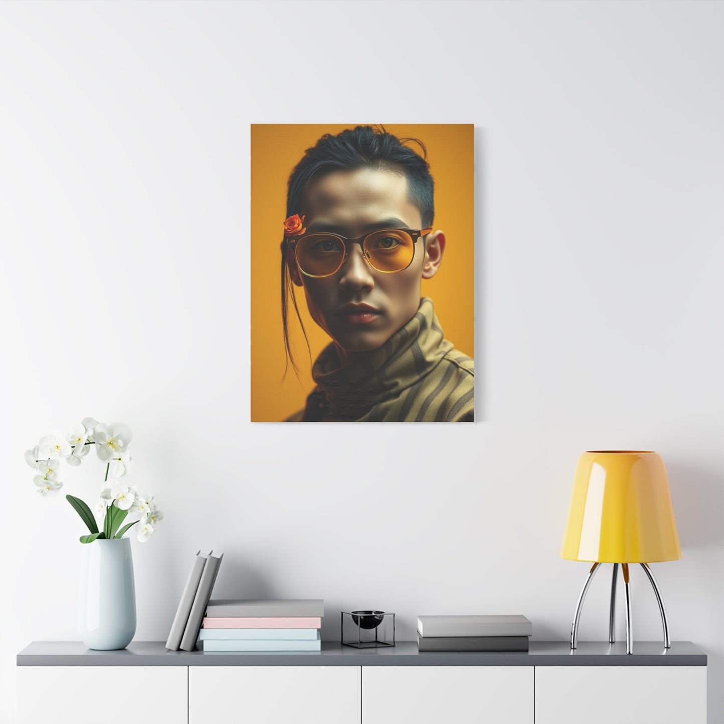 Luminous Gold Impression Wall Art & Canvas Print