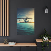 Seaplane Over Tropical Waters Wall Art & Canvas Prints