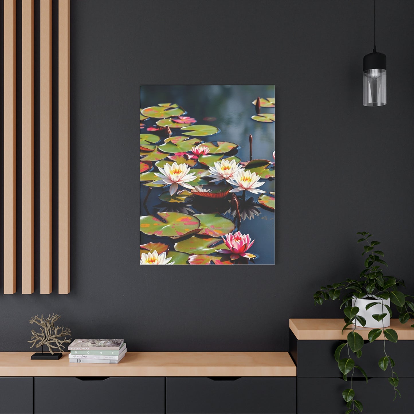 Claude Monet Water Lilies Art Luxury Canvas Wall Art & Canvas Print