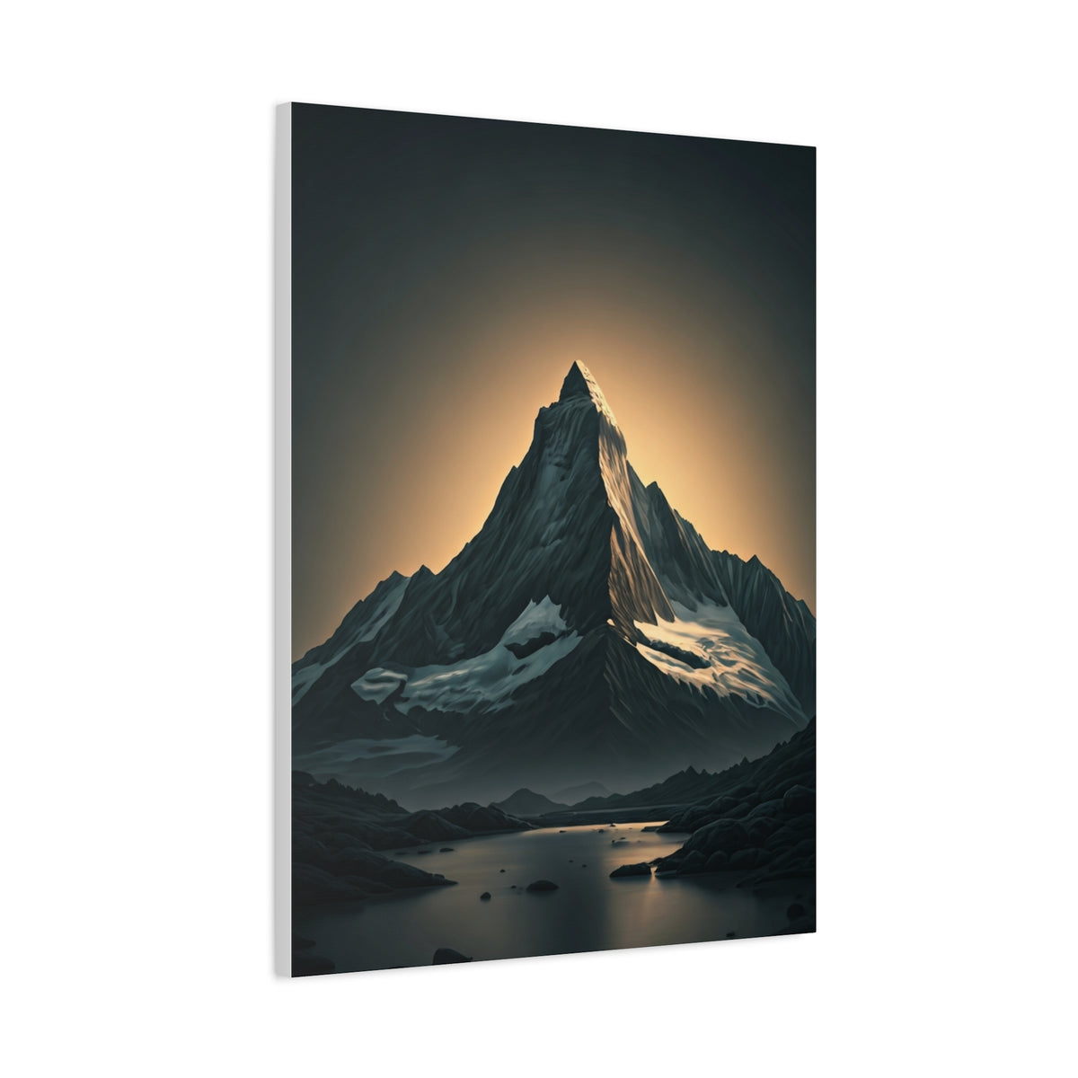 Majestic Peak Glow Wall Art & Canvas Prints