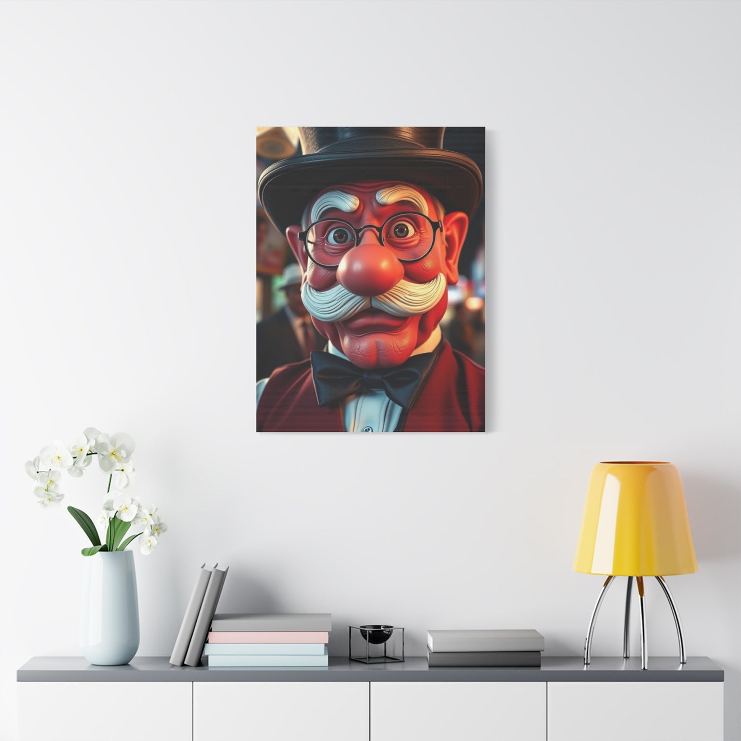 Rich Uncle Pennybags Art Luxury Canvas Wall Art & Canvas Print
