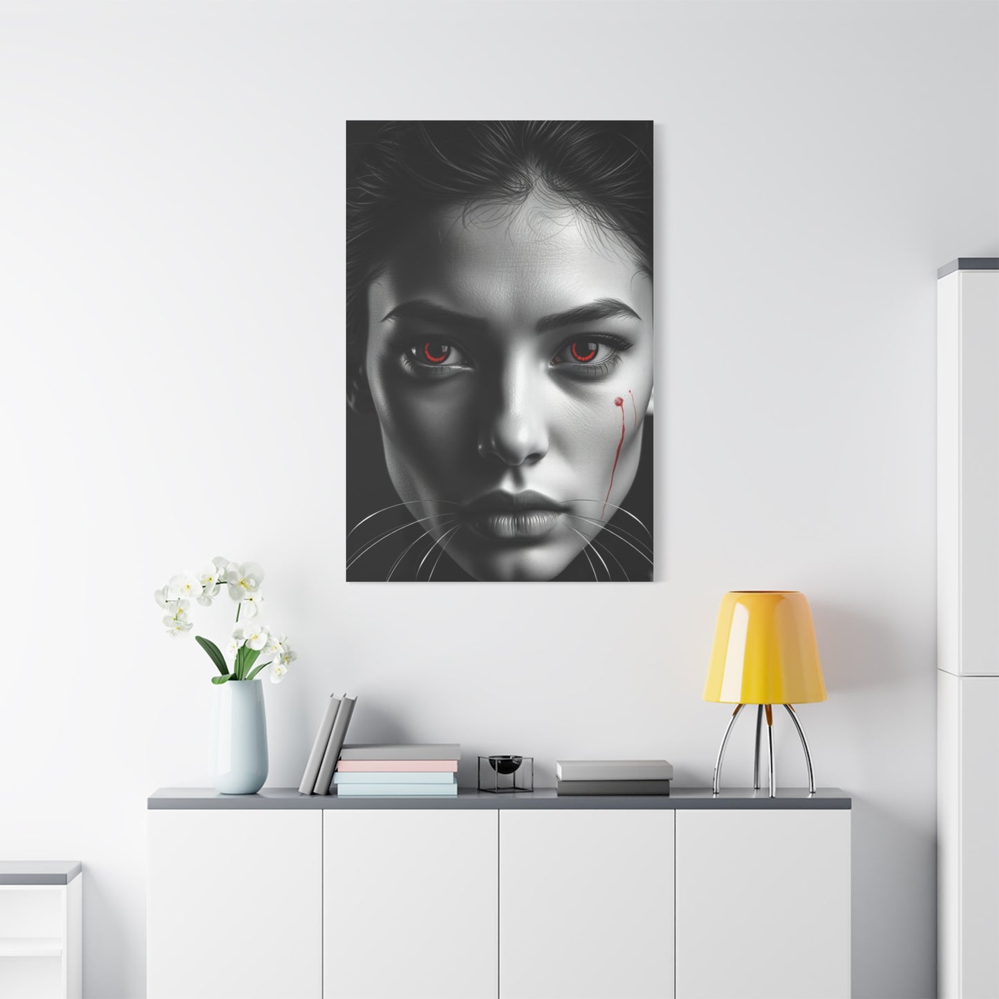 Supreme Black, White & Red Art Collection Wall Art & Canvas Print