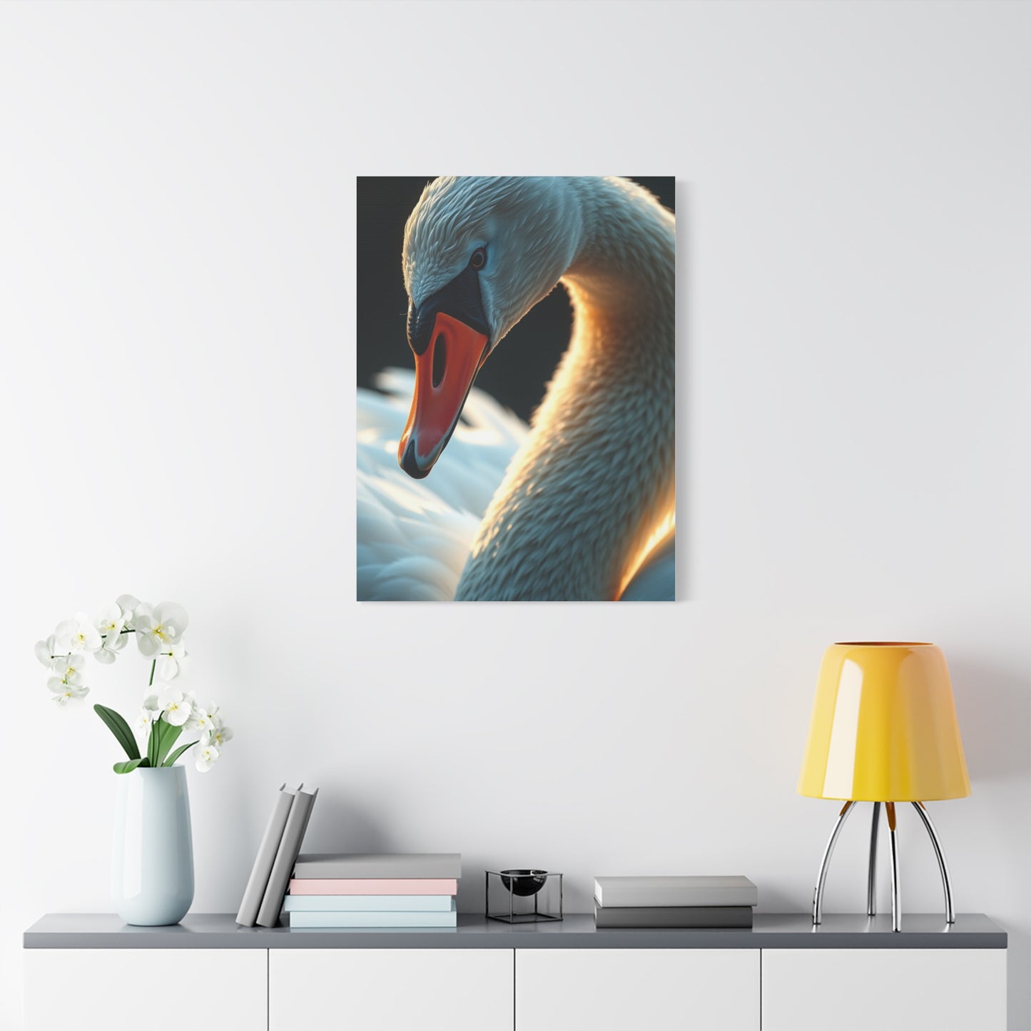 Supreme Swan Art Beautiful Collection Wall Art & Canvas Print