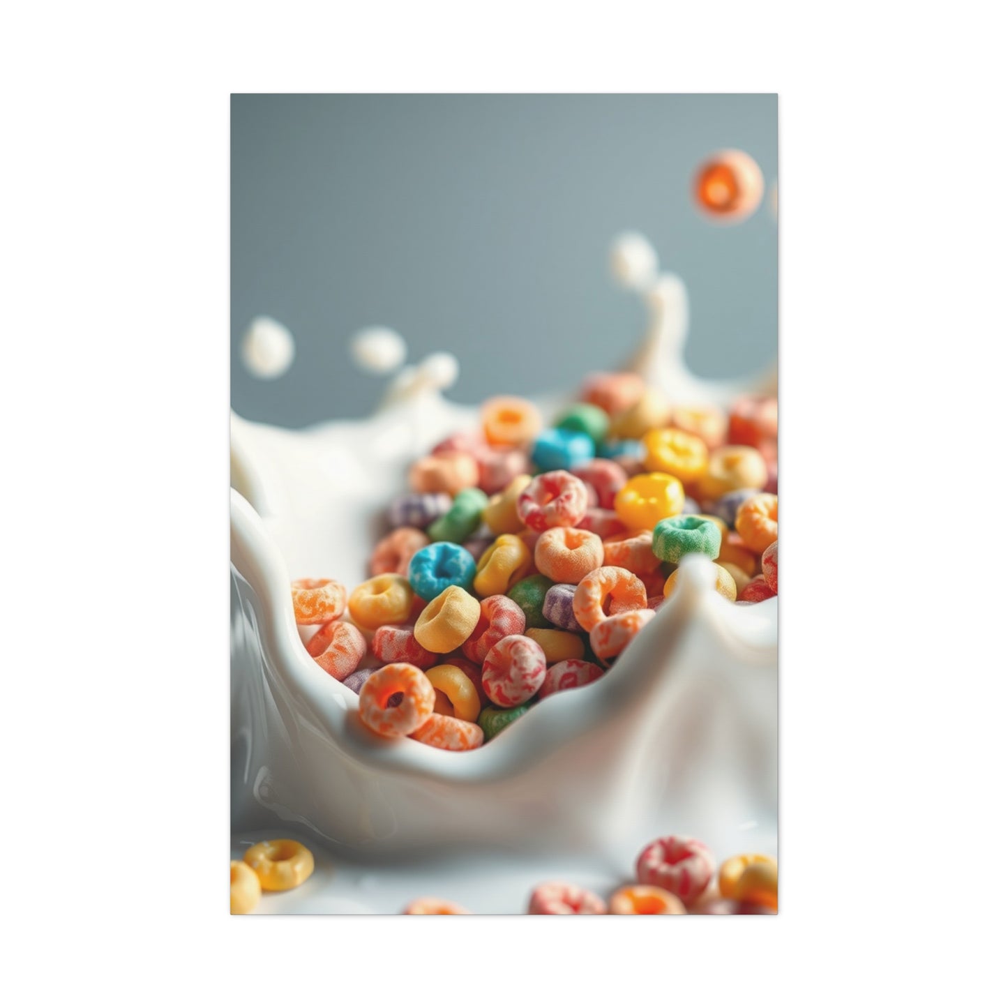 Gourmet Milk Cascade Canvas Wall Art & Canvas Print