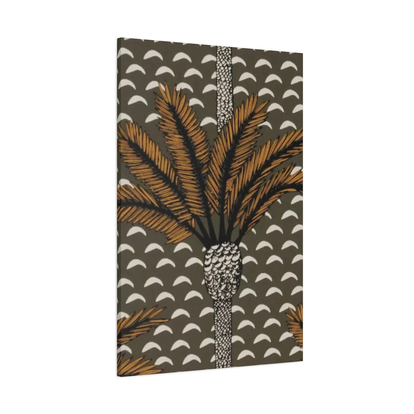 Palm Tree Brown Leaves Wall Art & Canvas Prints
