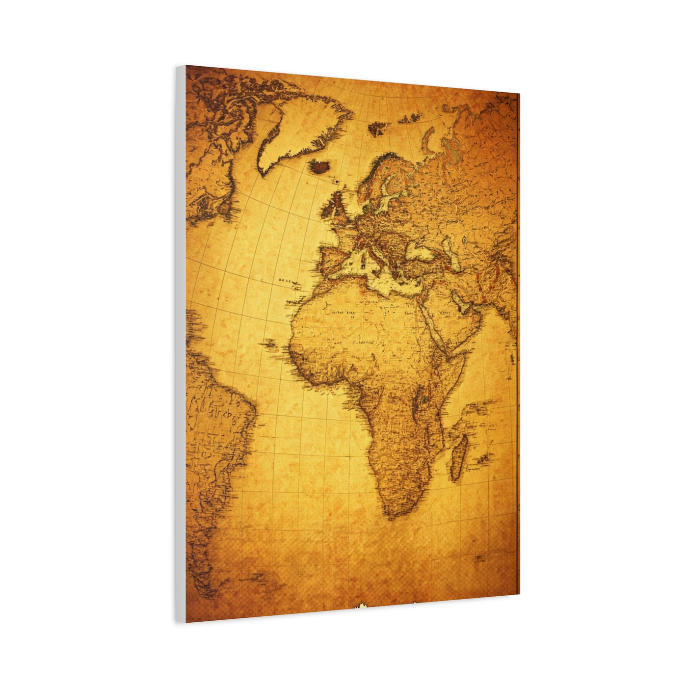Old World Exploration Map Wall Art & Canvas Prints