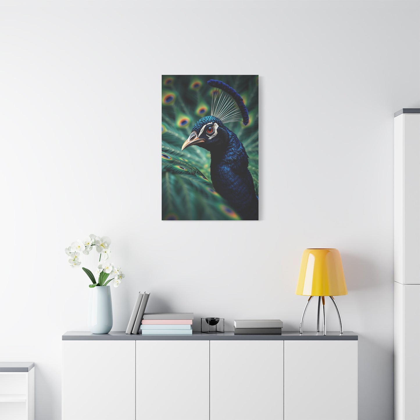 Peacock Art Refined Canvas Wall Art & Canvas Print