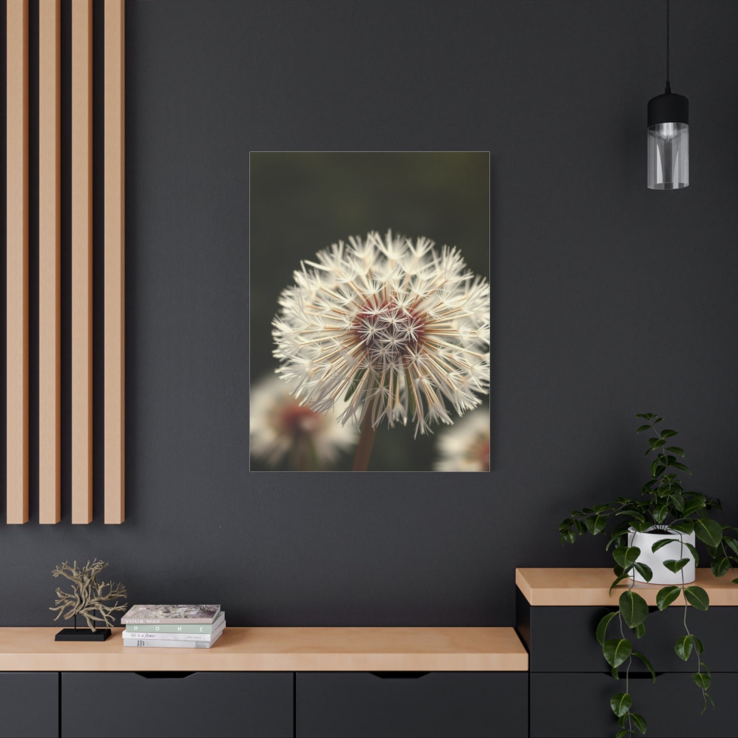 Dandelion Flower Art Supreme Canvas Wall Art & Canvas Print