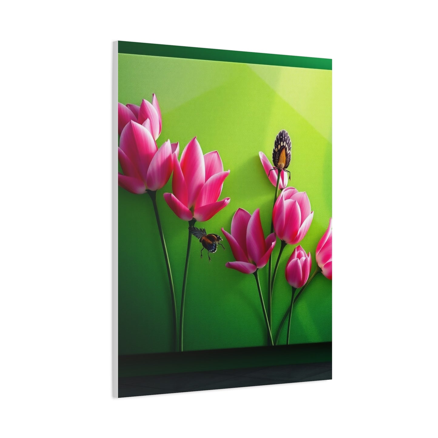 Elite Green & Pink Canvas Art Vision Wall Art & Canvas Print
