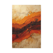 Impasto Terracotta Texture Statement Wall Art & Canvas Print