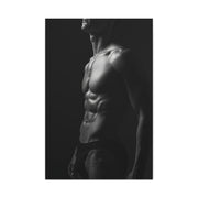 Sculptural Monochrome Torso Study Wall Art & Canvas Print