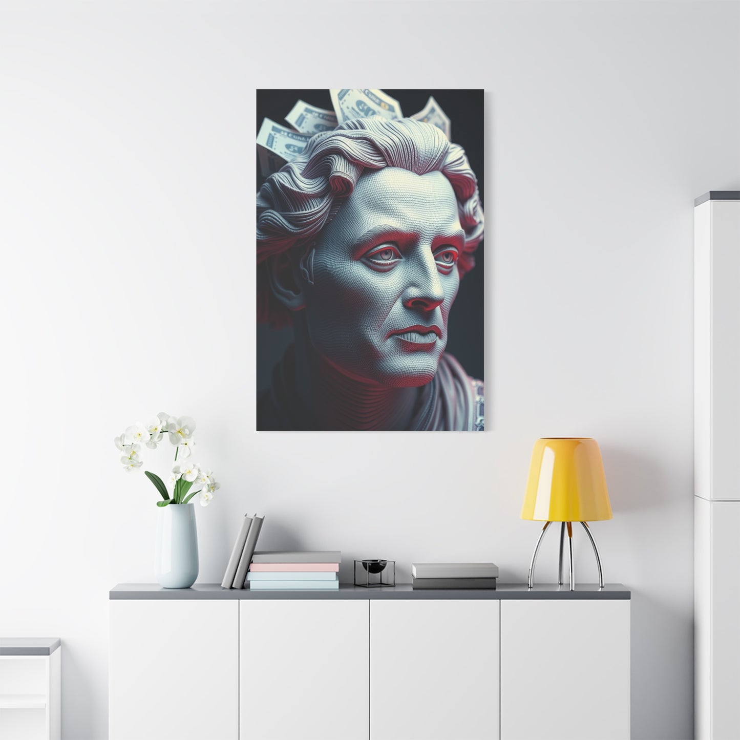 Opulent Currency Canvas wall art & canvas print