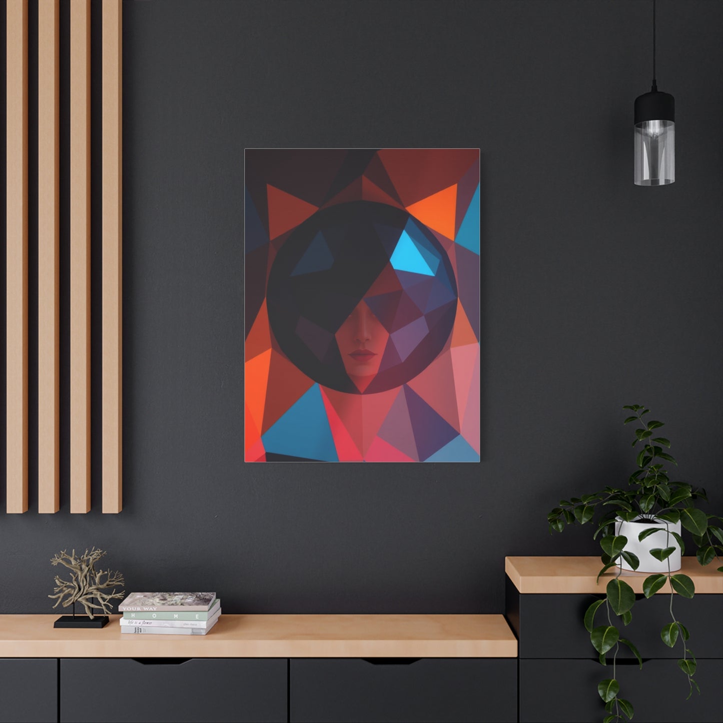 Geometric Aura Masterpiece Wall Art & Canvas Print