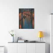 Venetian Canal Evening Glow Wall Art & Canvas Print