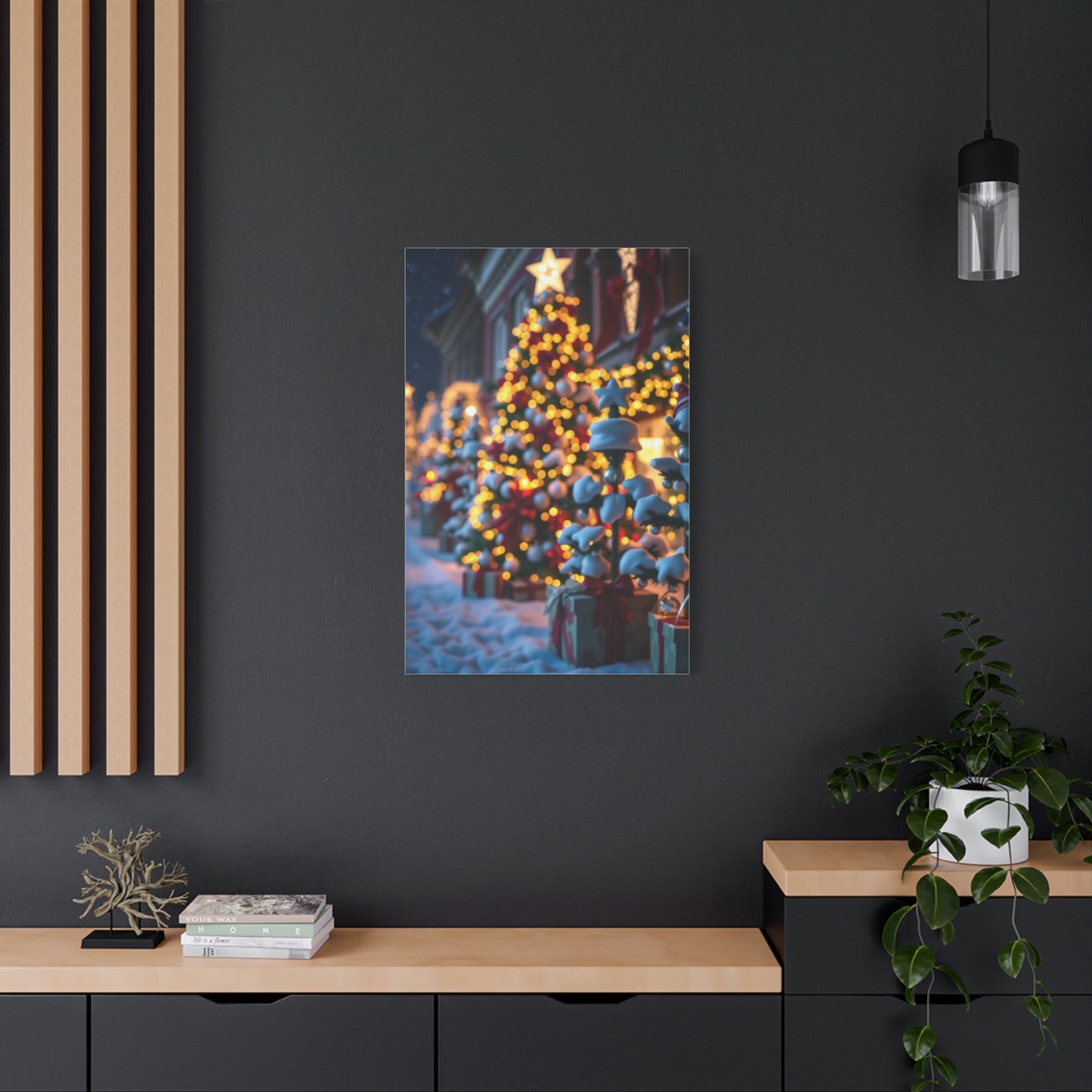 Celestial Yuletide Canvas Wall Art & Canvas Print