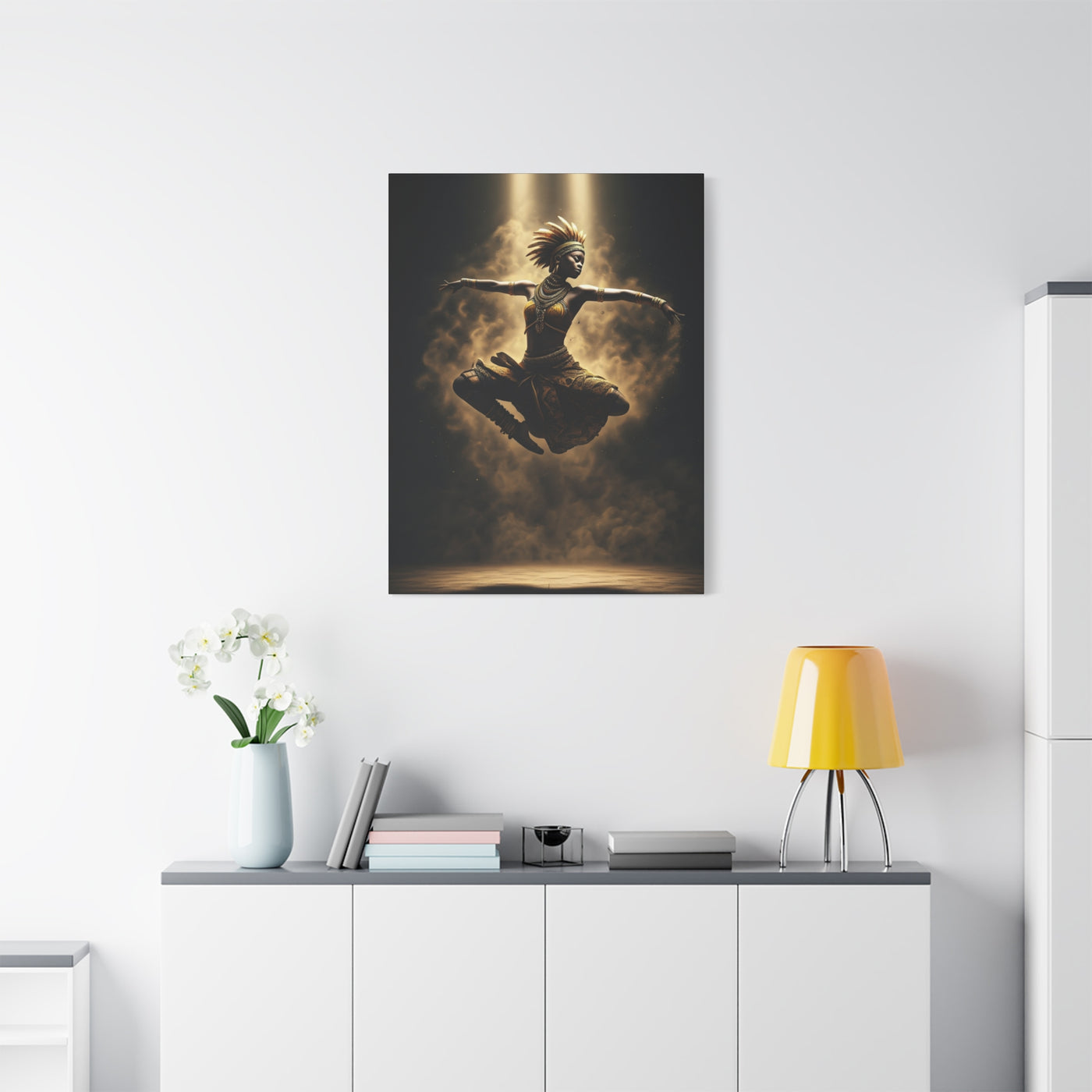 Spirit Dancer in Golden Mist Wall Art & Canvas Prints