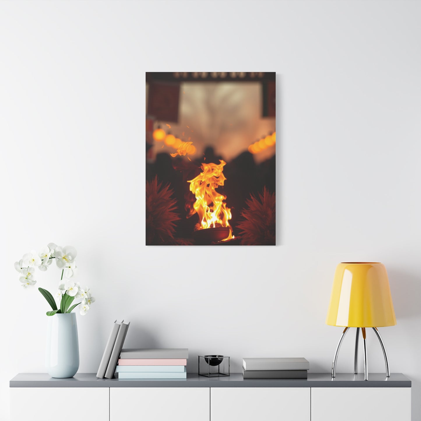 Golden Luster Creation Wall Art & Canvas Print