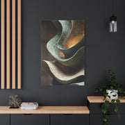 Sculptural Flow Abstract Form Wall Art & Canvas Print