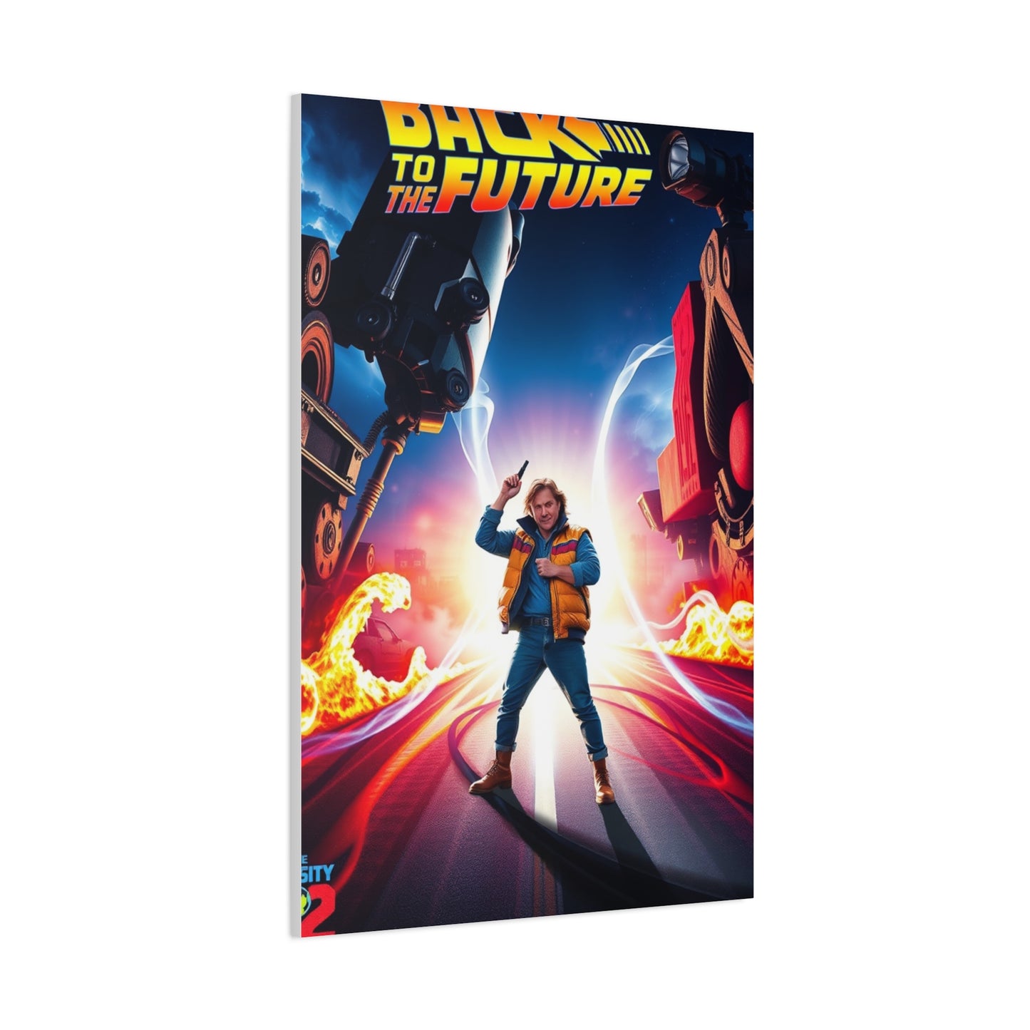 Back to the Future Art Luxury Canvas Wall Art & Canvas Print