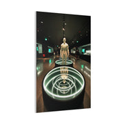 Cosmic Core Human Sculpture Wall Art & Canvas Print