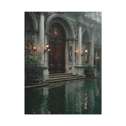 Venetian Palace Canal Entrance Wall Art & Canvas Print