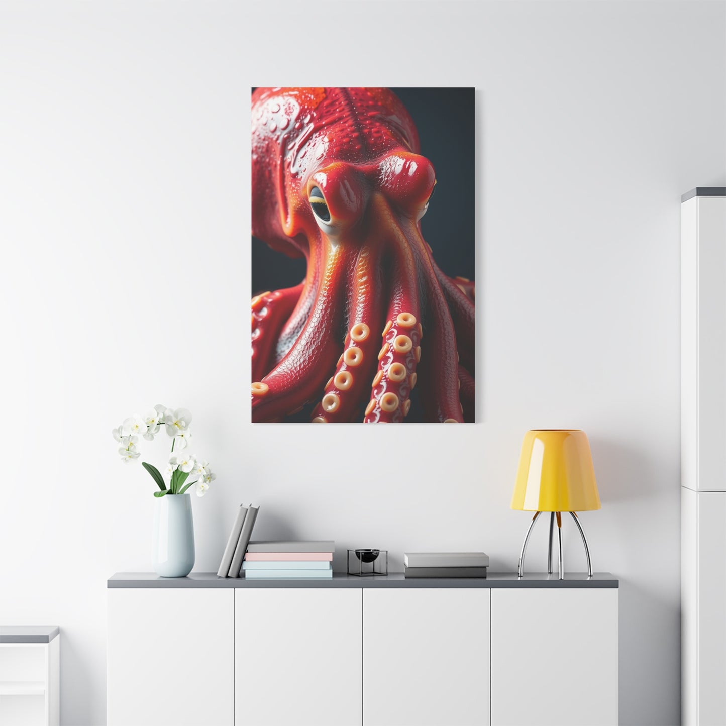 Cephalopod Elegance Canvas