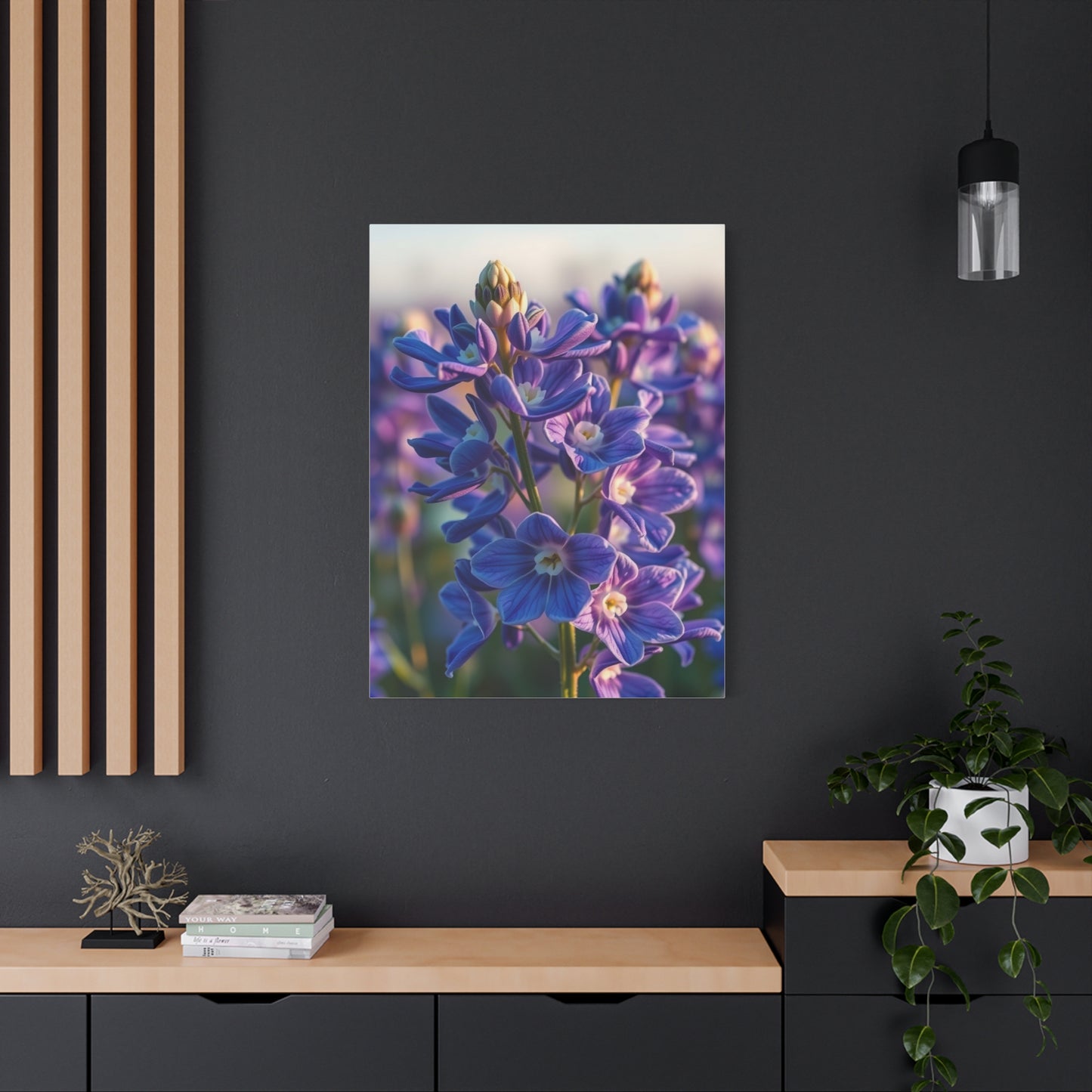 Supreme Collection Bluebonnet Flower Art Wall Art & Canvas Print