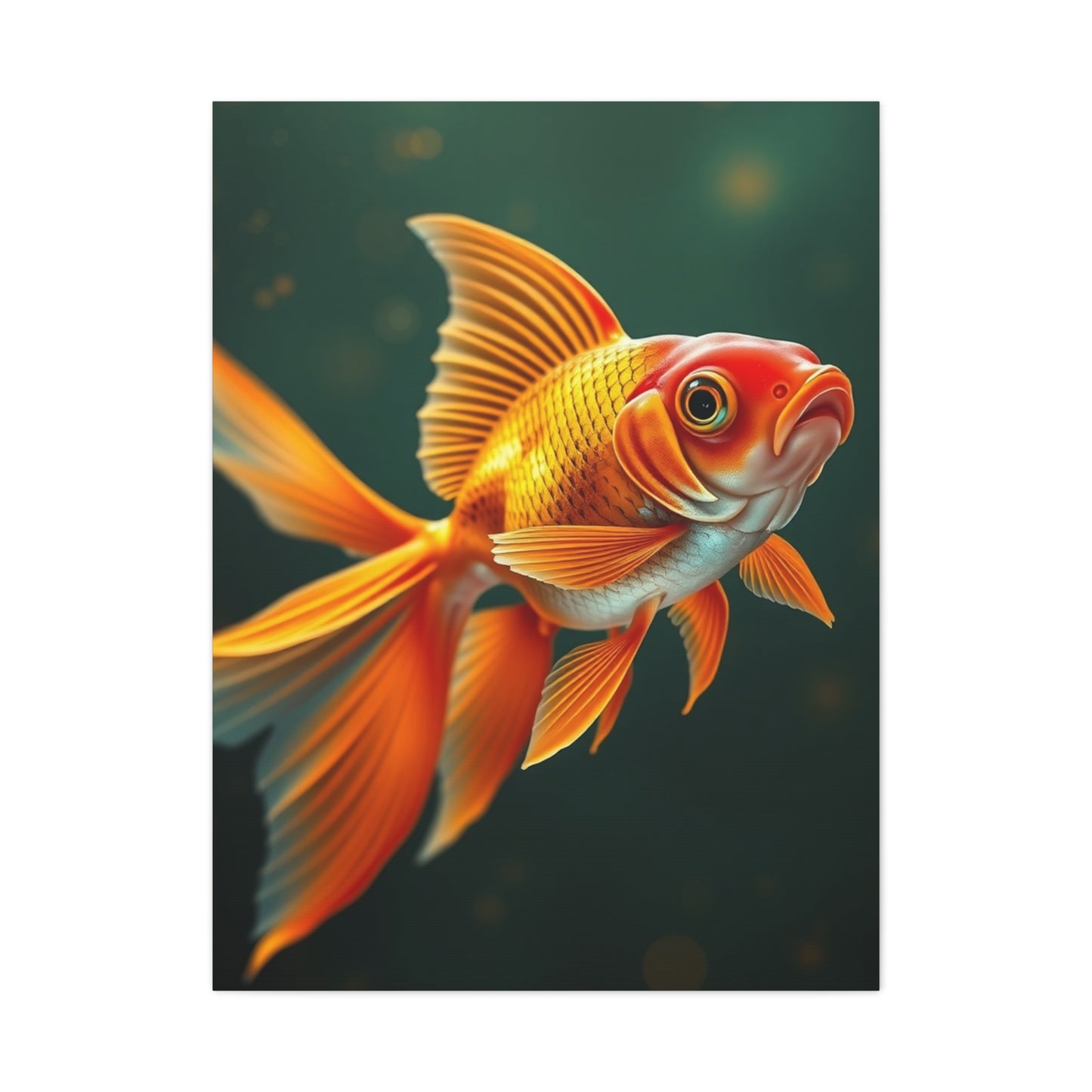 Goldfish Art Refined Canvas Wall Art & Canvas Print