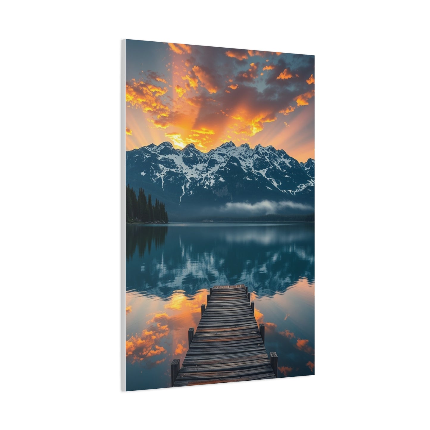 Supreme Lakes Art Beautiful Collection Wall Art & Canvas Print