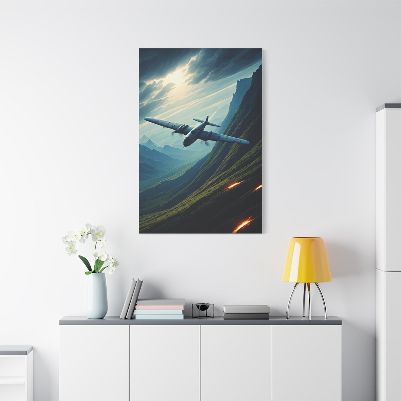 Canyon Strike Fighter Mission Wall Art & Canvas Prints