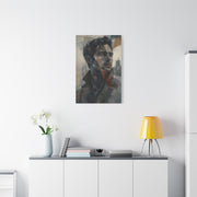 Fragmented Modern Male Portrait Wall Art & Canvas Print