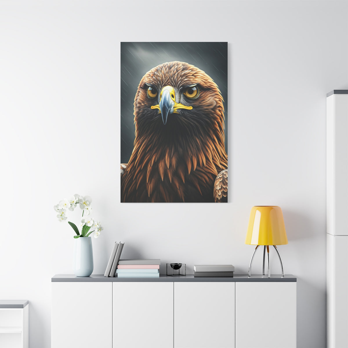 Golden Eagle Intensity Wall Art & Canvas Prints