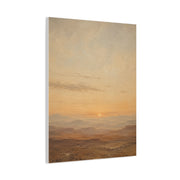 Minimal Desert Horizon Sunset Panorama Wall Art & Canvas Print