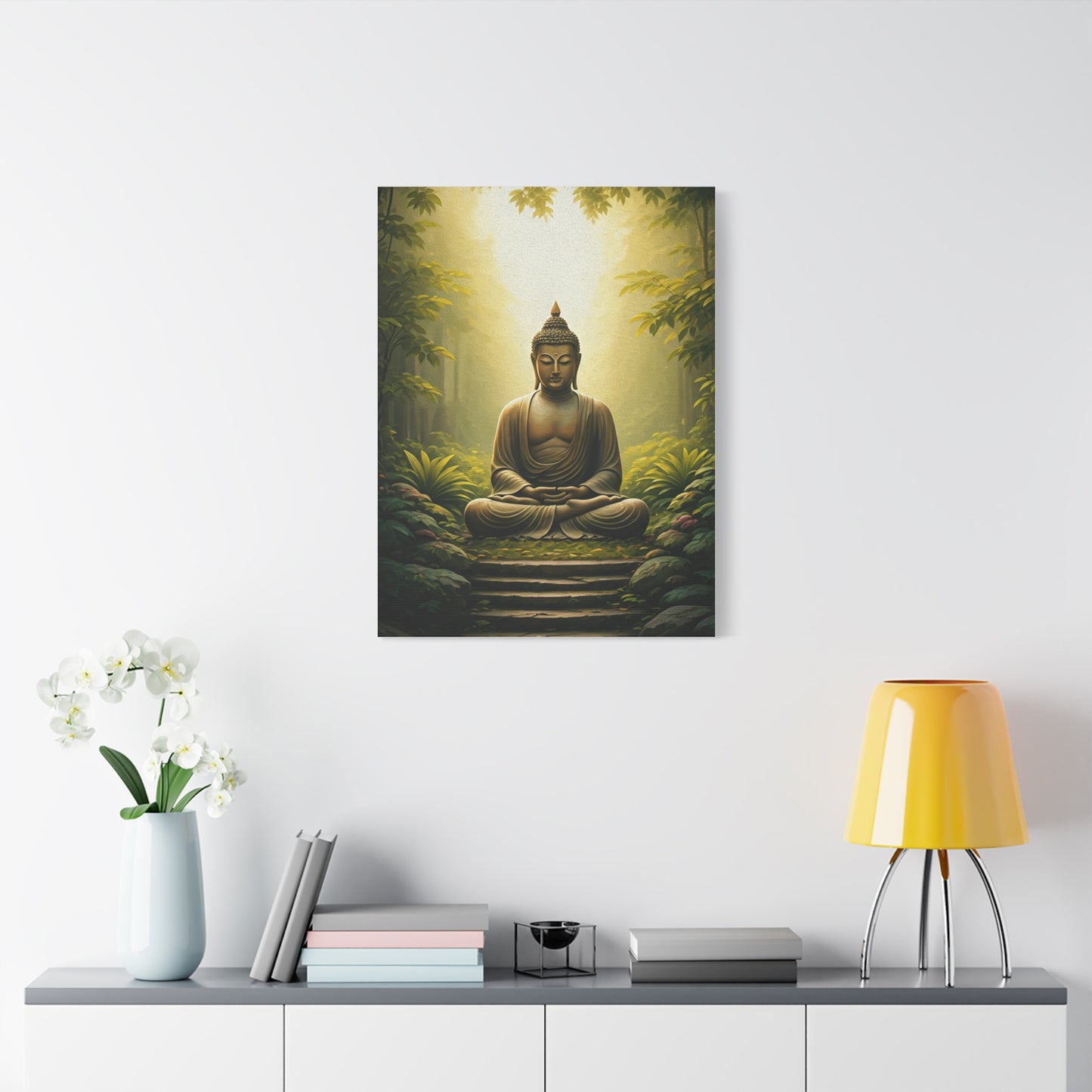 Forest Meditation Buddha Sanctuary Wall Art & Canvas Prints