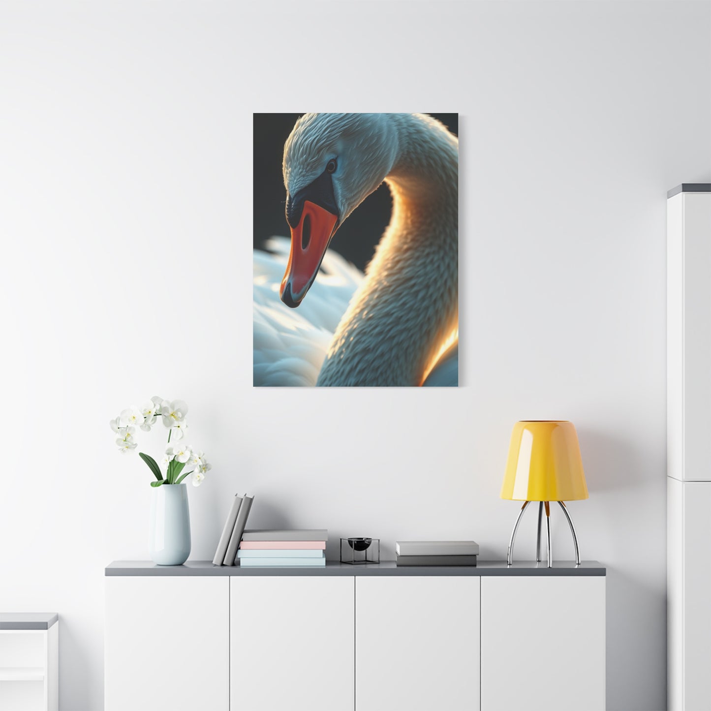 Supreme Swan Art Beautiful Collection Wall Art & Canvas Print
