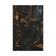 Dark Academia Mermaid Library Wall Art & Canvas Print