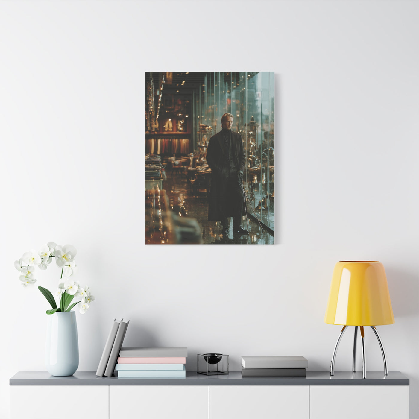 Modern Luxury Golfer Editorial Portrait Wall Art & Canvas Print