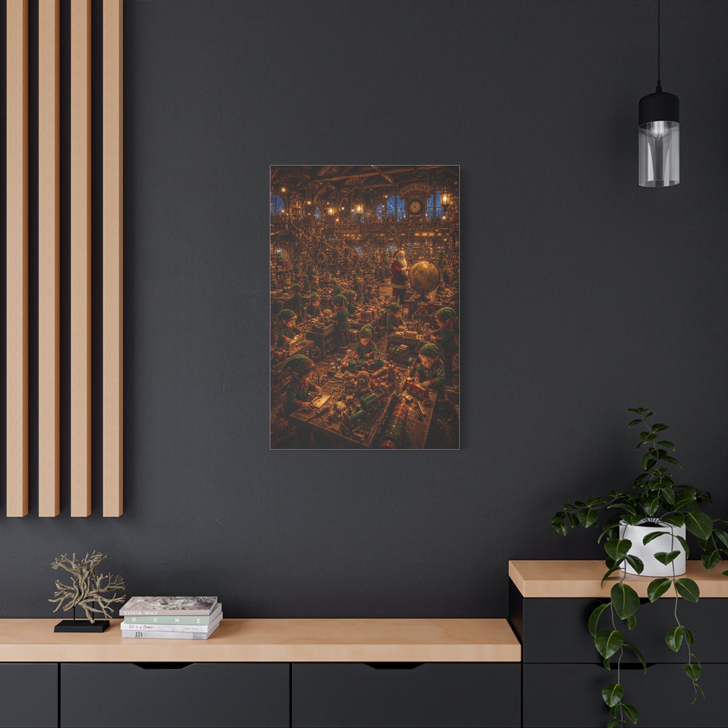 Grand North Pole Workshop Wall Art & Canvas Print