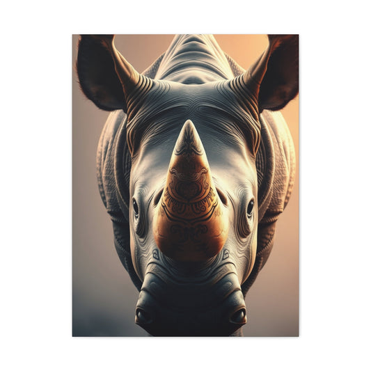 Rhinoceros Art Supreme Canvas Wall Art & Canvas Print