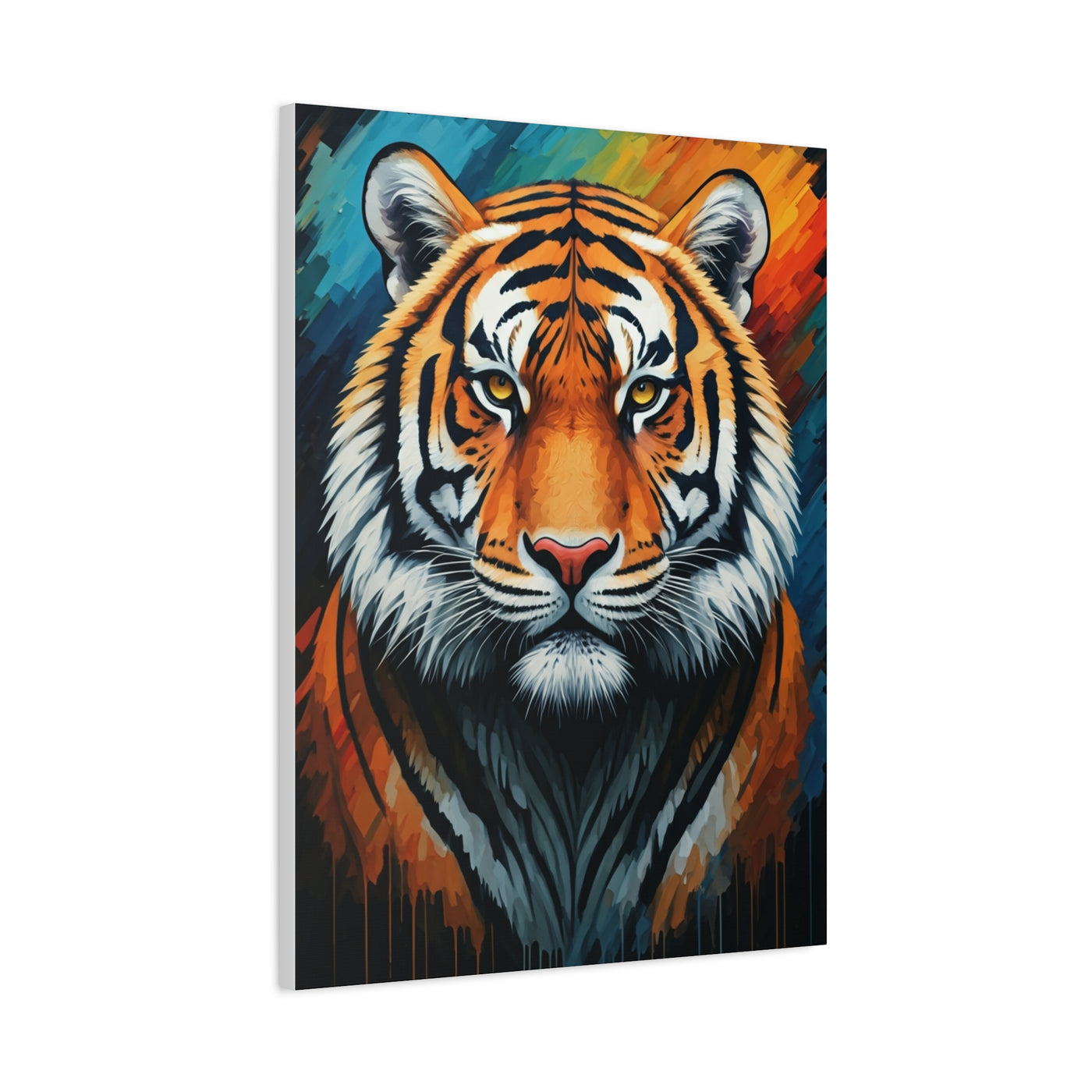 Fierce Ember Tiger Wall Art & Canvas Print