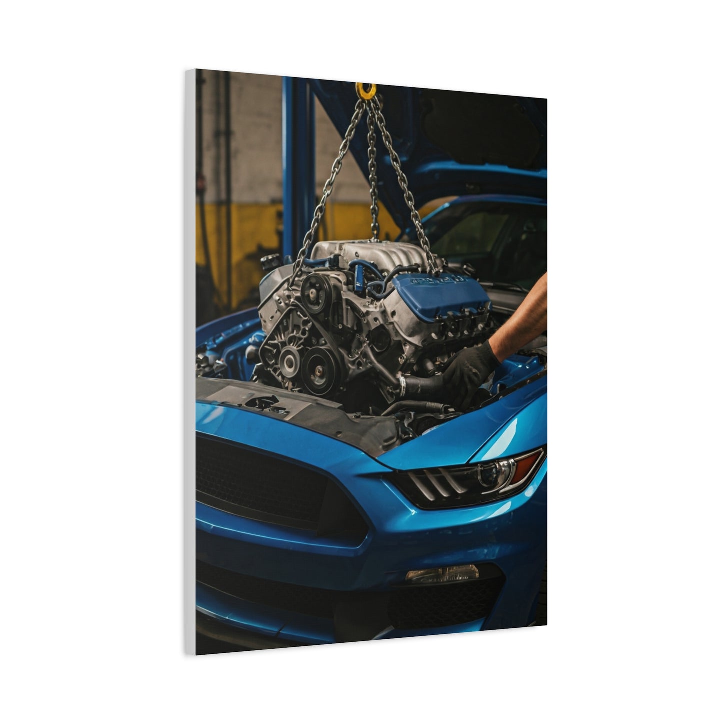 Ford Mustang Shelby GT350 Performance Build Workshop Wall Art & Canvas Prints