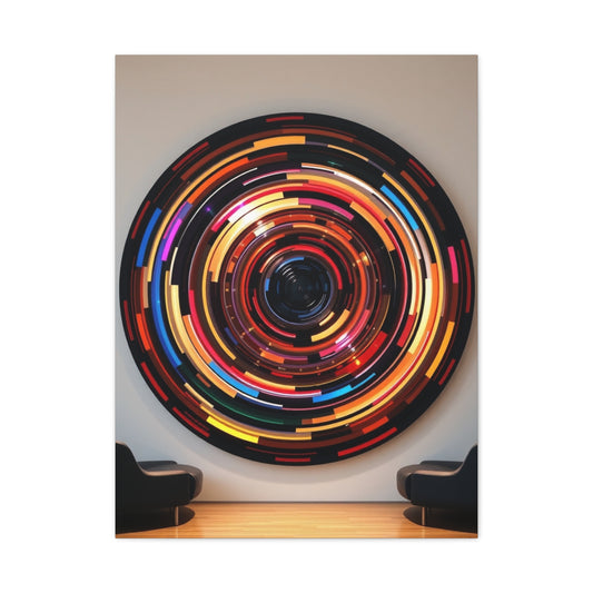 Supreme Circular Abstract Art Beautiful Collection Wall Art & Canvas Print