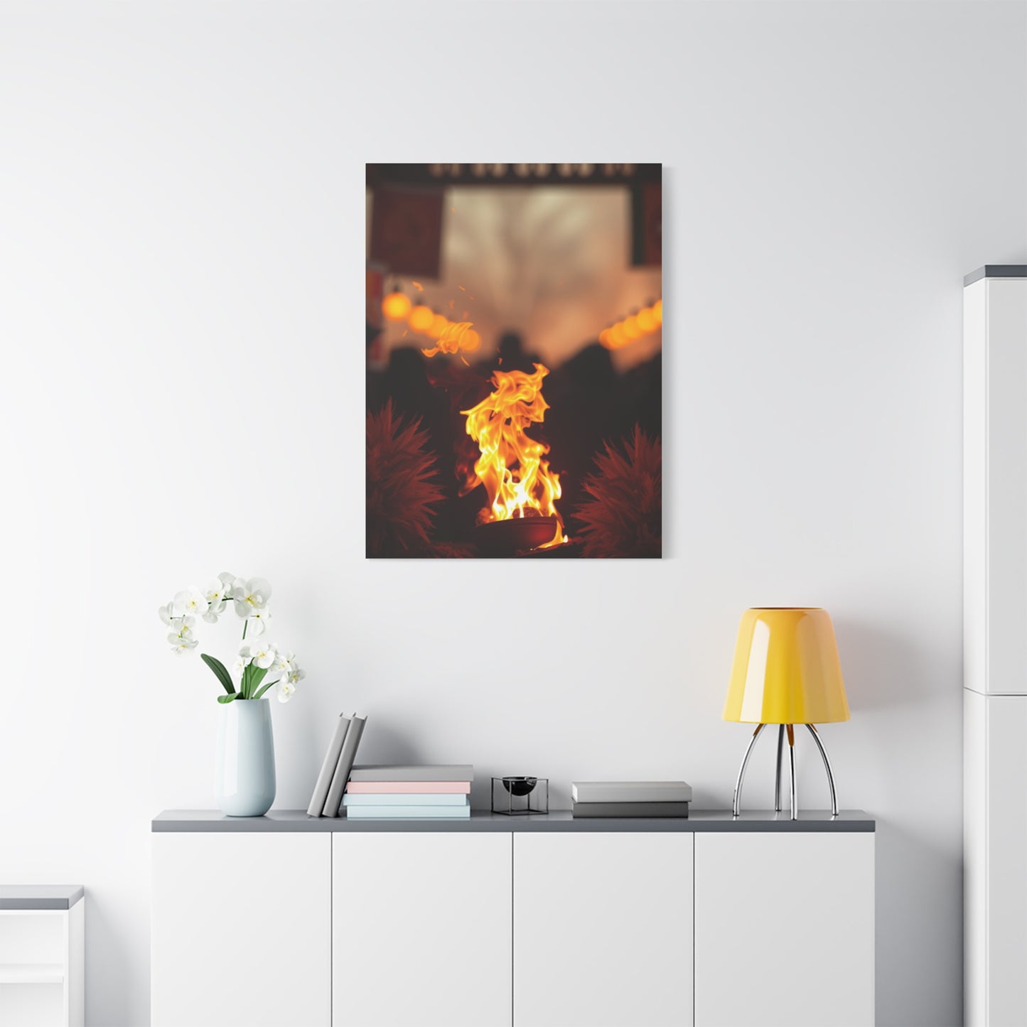Golden Luster Creation Wall Art & Canvas Print