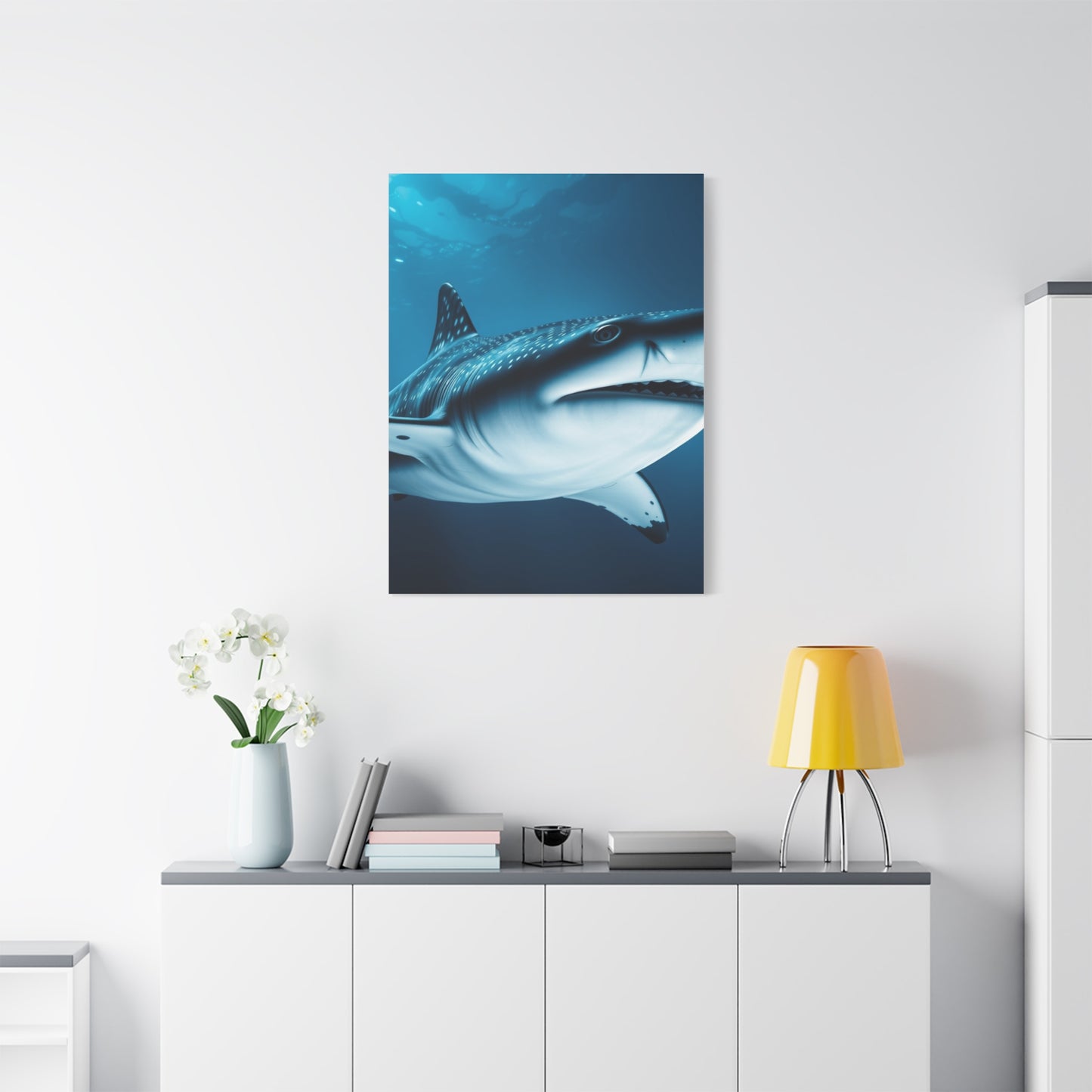 Supreme Whale Shark Art Beautiful Collection Wall Art & Canvas Print