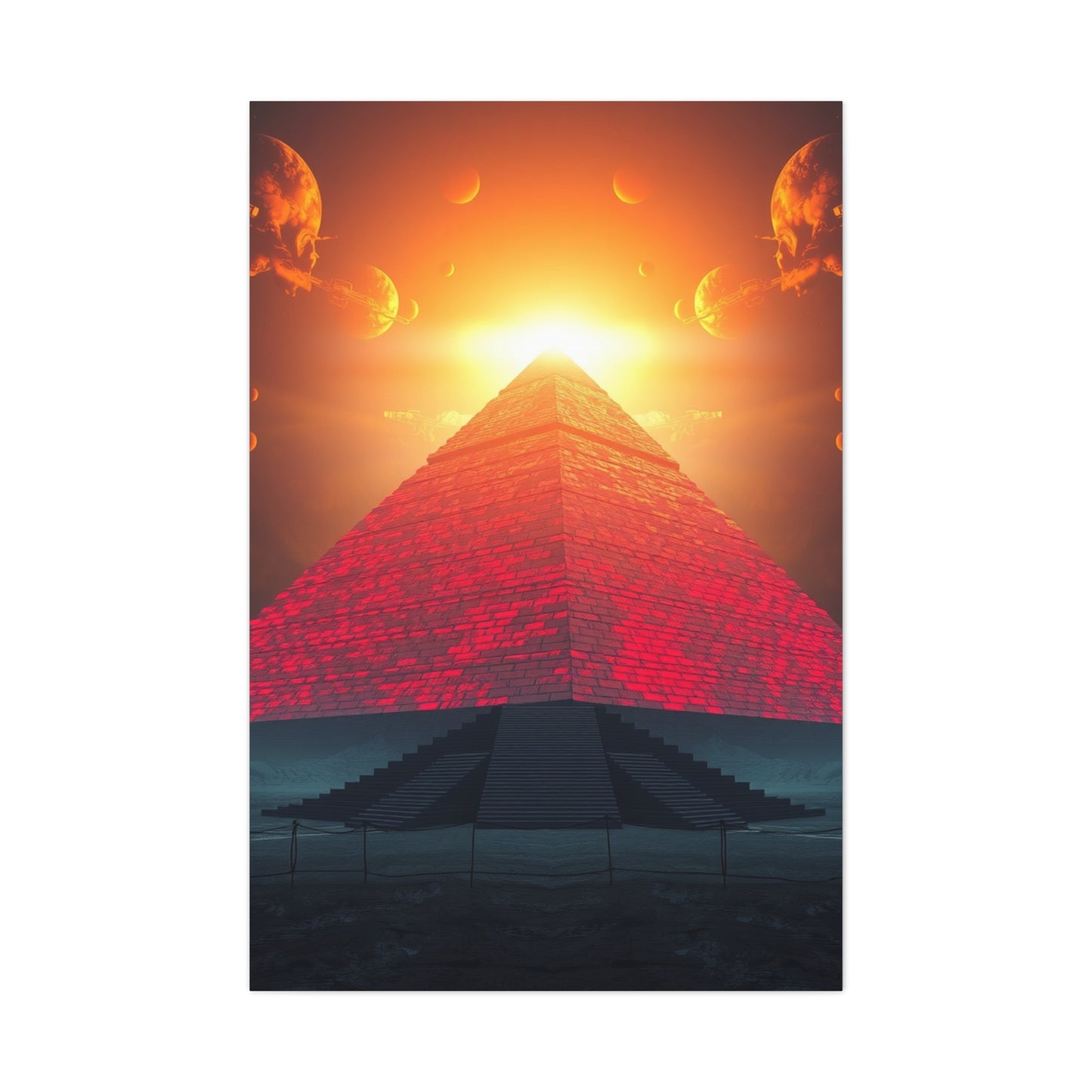 Pyramid Art Canvas Art 9 Wall Art & Canvas Print