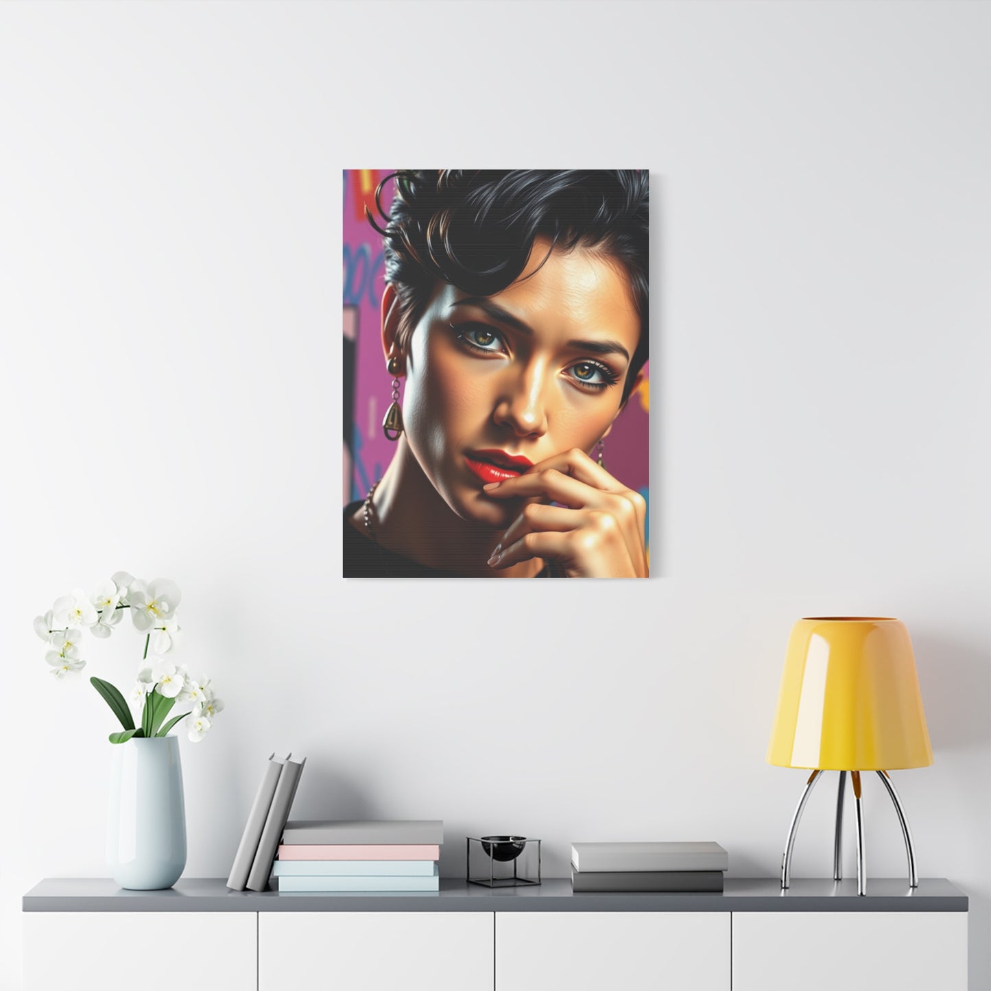 Avant-Garde Chromatic Tapestry Wall Art & Canvas Print