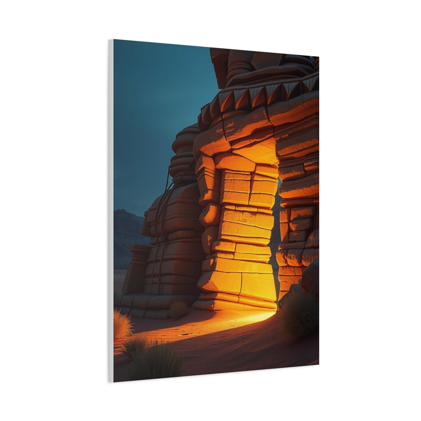 Golden Zenith Artwork Wall Art & Canvas Print