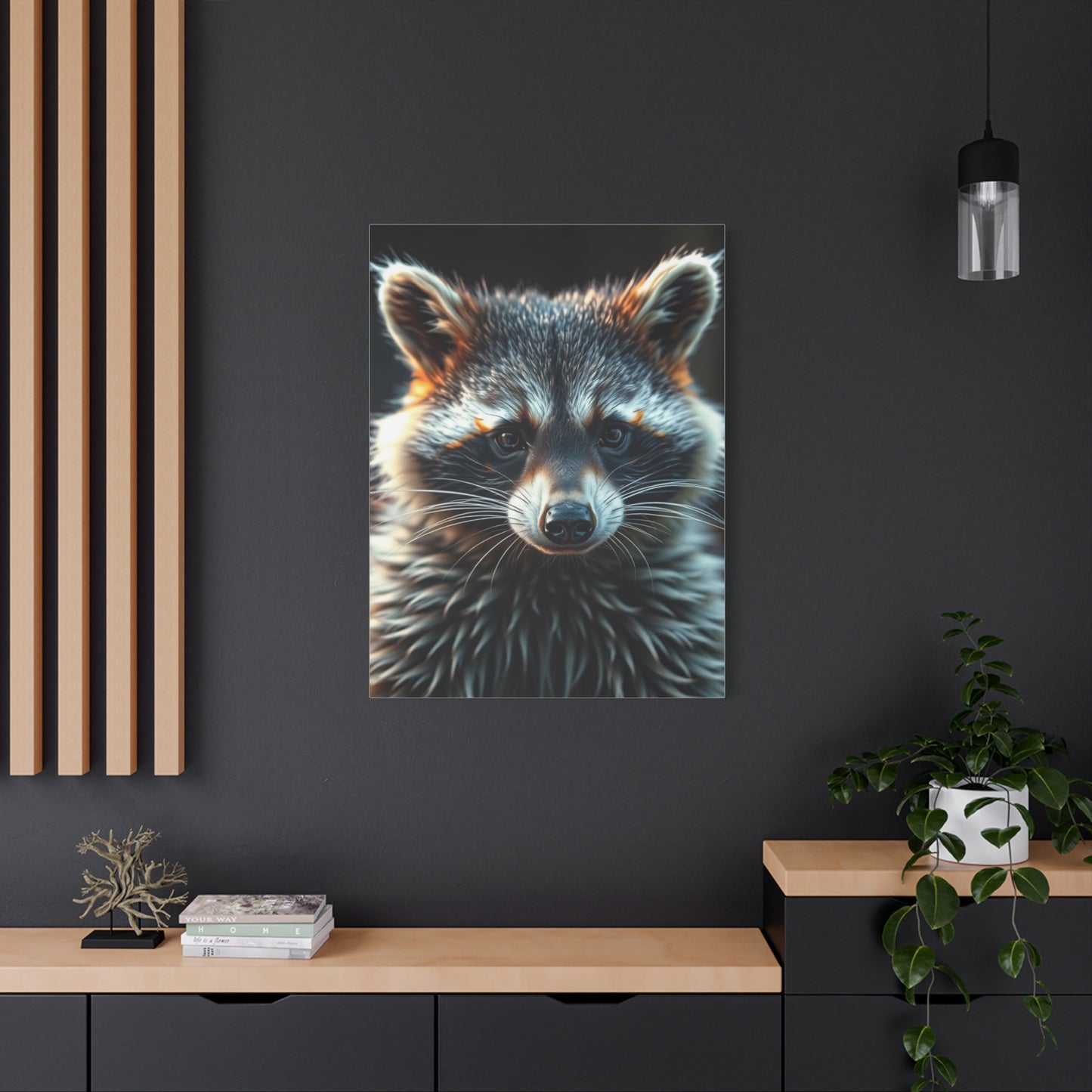 Raccoon Art Supreme Canvas Wall Art & Canvas Print